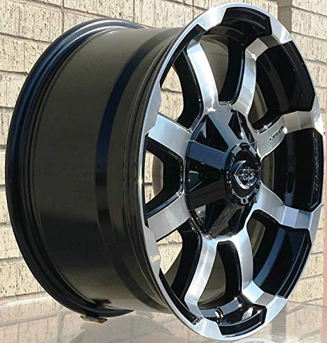 Valor Vision 413 Gloss Black Machined Face Wheel with Machined Finish (17x8.5"/6x120mm)