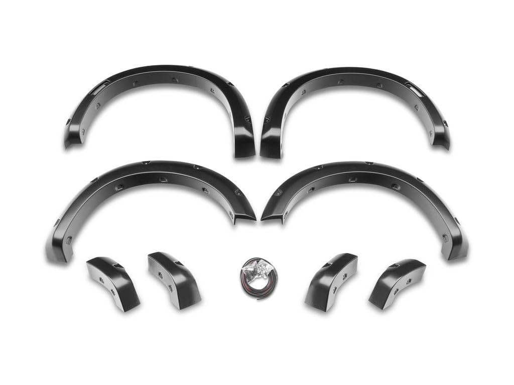 Fender Flares Husky Liners Pocket Style | Fits 2019-2023 Ford Ranger, 5' Bed | Front & Rear, 4-pc Black - 2802949
