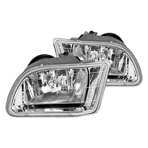 Winjet Driving Halo Ring Projector Fog Lights Compatible with [2006 2007 2008 2009 2010 Ford F-150] [2006-2008 Lincoln Mark LT]