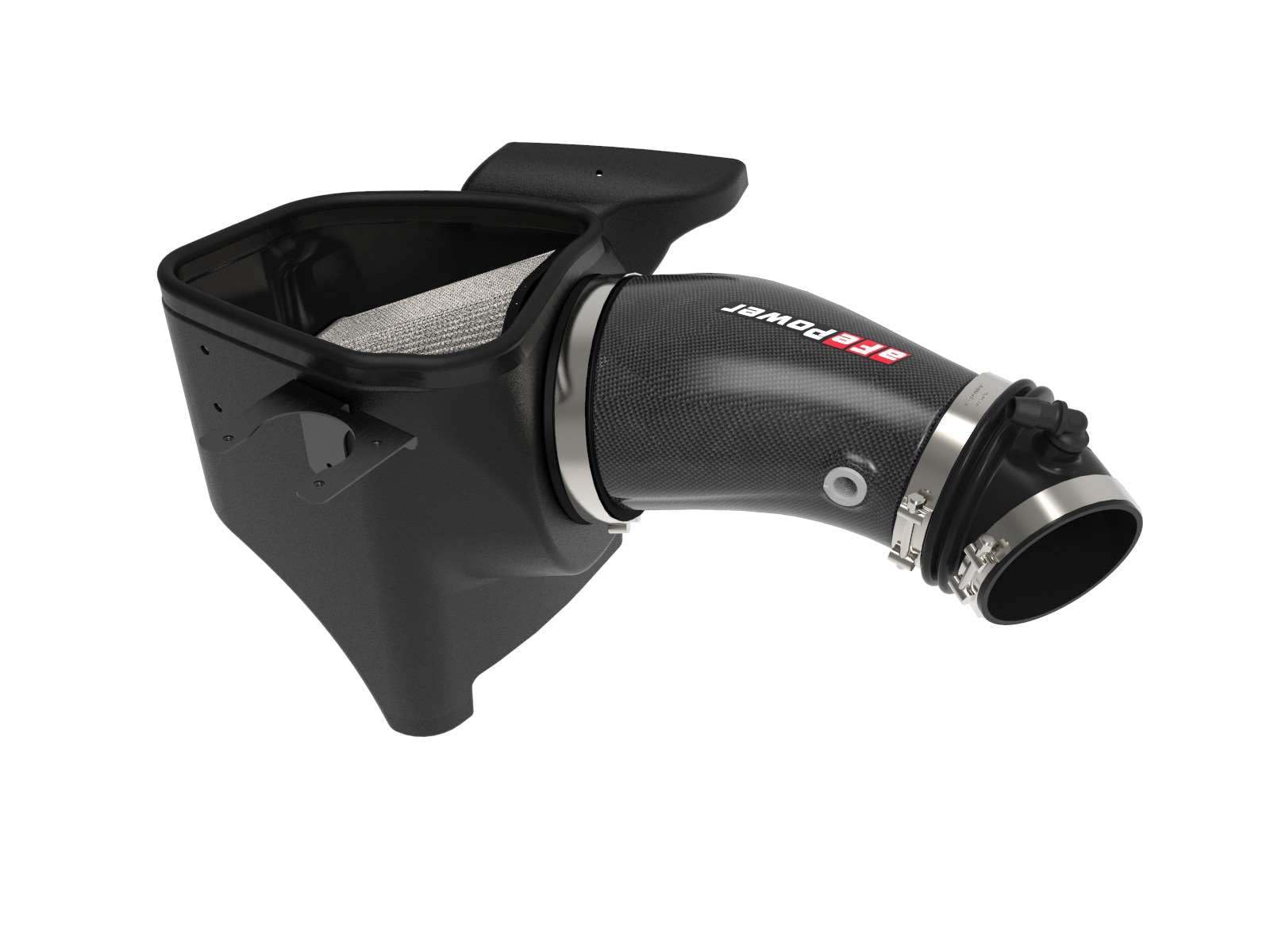 Track Series aFe POWER Intake System w/Pro DRY S Filter, #57-10009D, Carbon Fiber