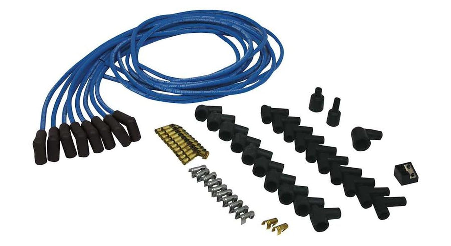 Blue Max Moroso 73225 Universal 8mm Wire Set, 90 Degree Plug Ends