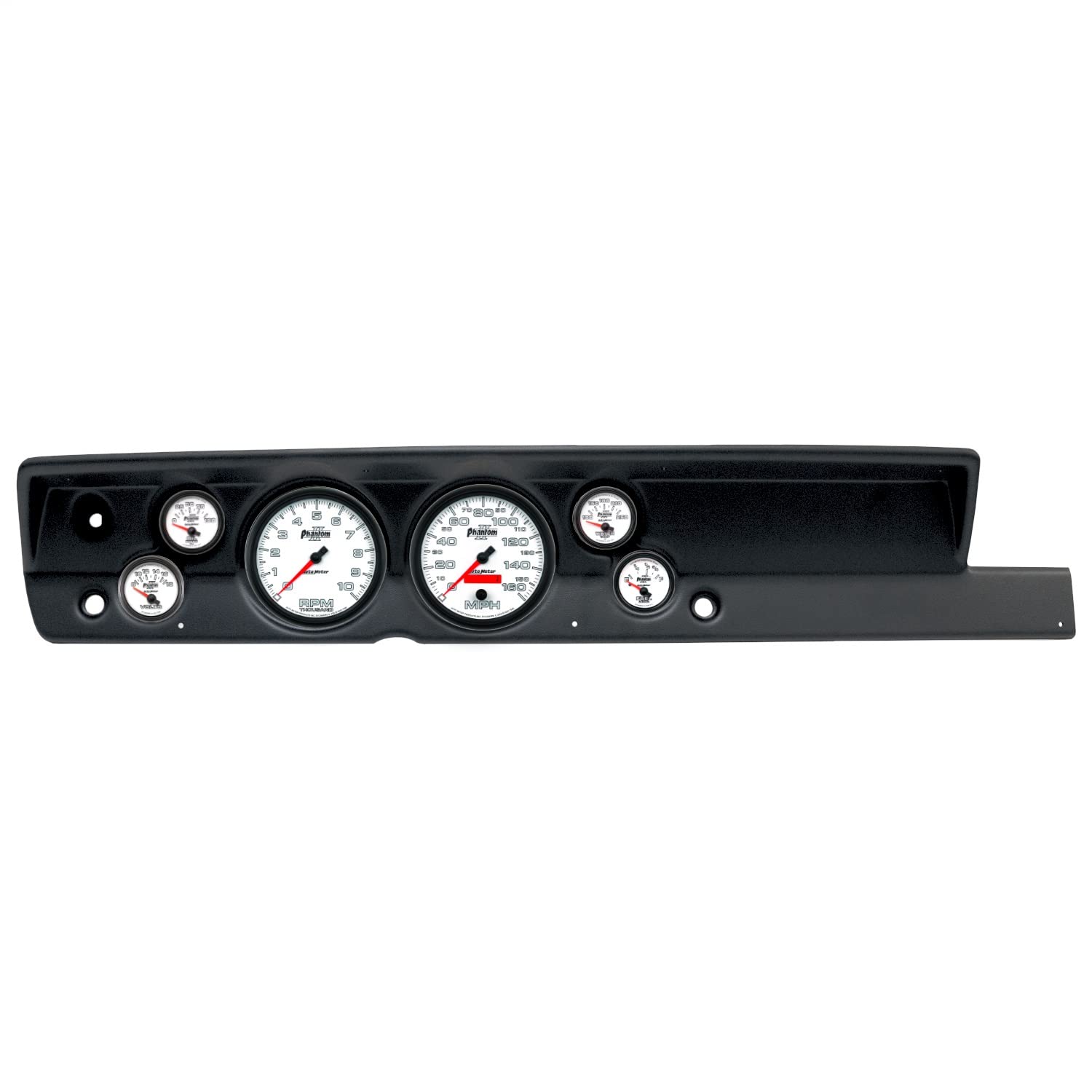 AutoMeter Dash Kit Direct Fit, (5" X2, 2 1/16" X4), Plym Cuda No Heat 67-69, Phantom Ii (2117-10)