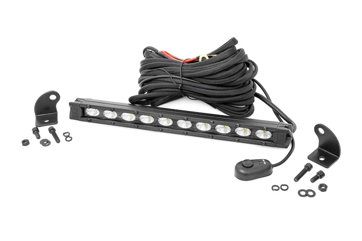 10" Rough Country Black Series Slimline CREE LED Light Bar - 70411ABL