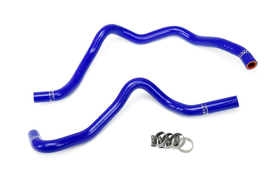 HPS Reinforced Blue Silicone Heater Coolant Hose Kit 57-1849-BLUE