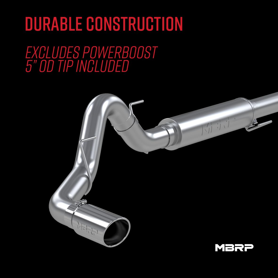 2021+ MBRP Ford F150 2.7L/3.5L/5.0L 4in Aluminized Steel Cat-Back - RACE VERSION