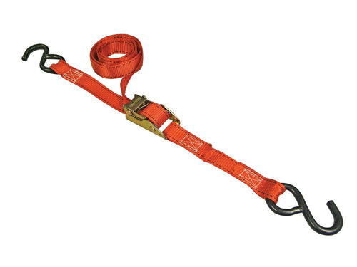 1" x 6' Over-Center Buckle Tie-Down Strap Erickson 34406, (Pack of 2)