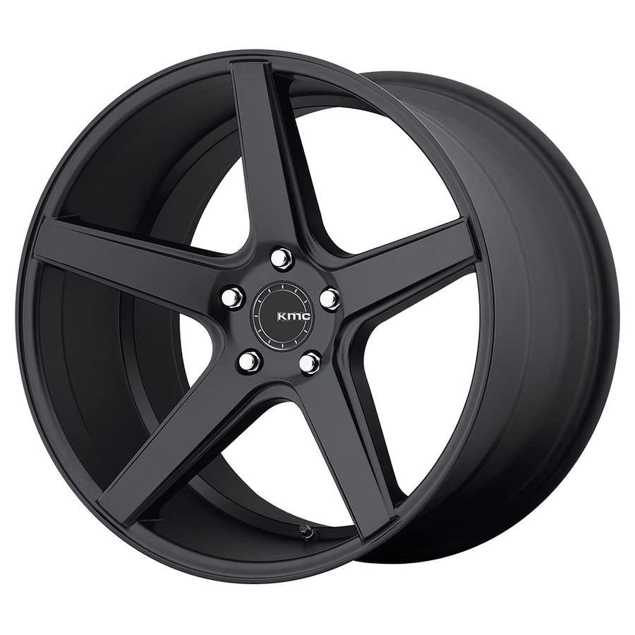 KMC Wheels Satin Black KM685 District Wheel (20x8.5"/5x120mm, +28mm offset)