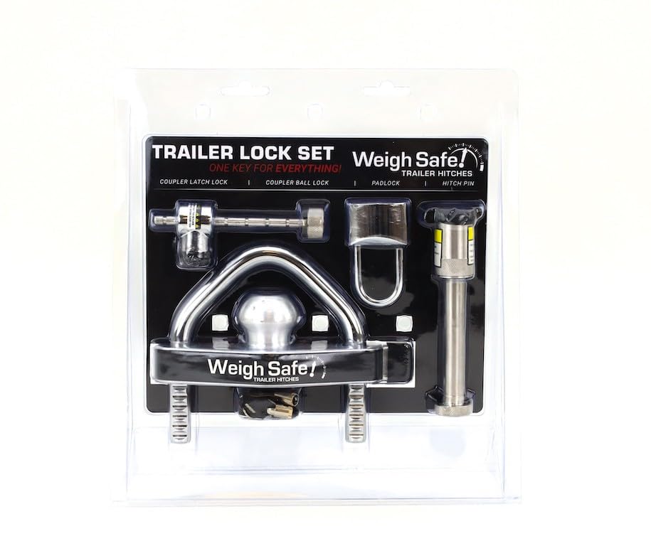 Universal Weigh Safe Trailer Lock Kit (4 Pc.) Keyed Alike