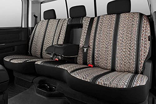 Custom Fit FIA TR42-70 Black Rear Seat Cover Split Seat 60/40 - Saddle Blanket, (Black)