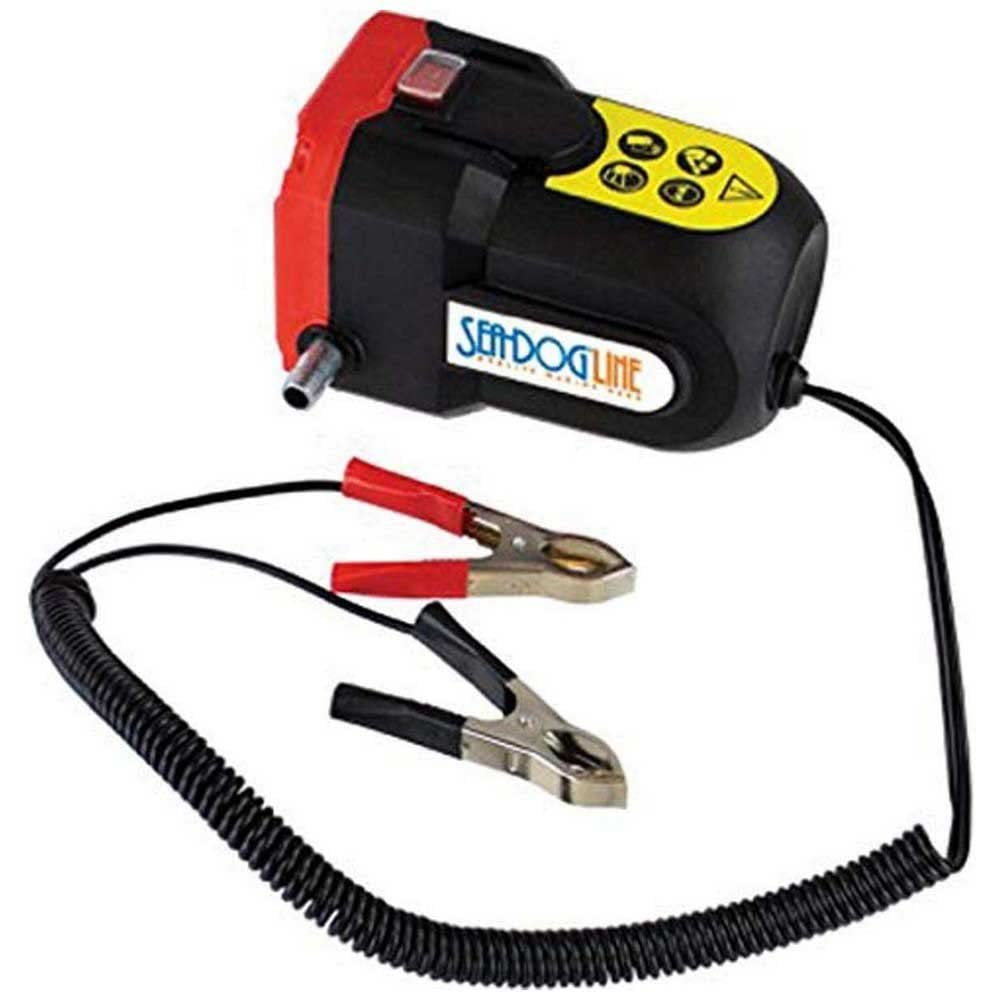 Oil Change Pump Sea-Dog w/Battery Clips - 12V