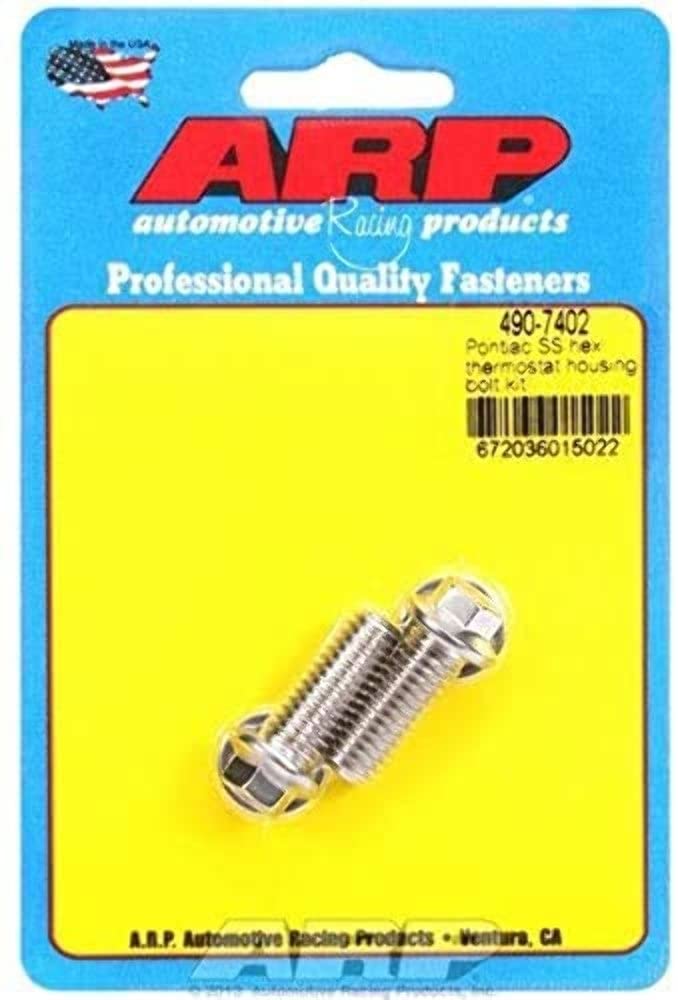 Thermostat Housing Bolt Kit ARP (490-7402), Stainless Steel