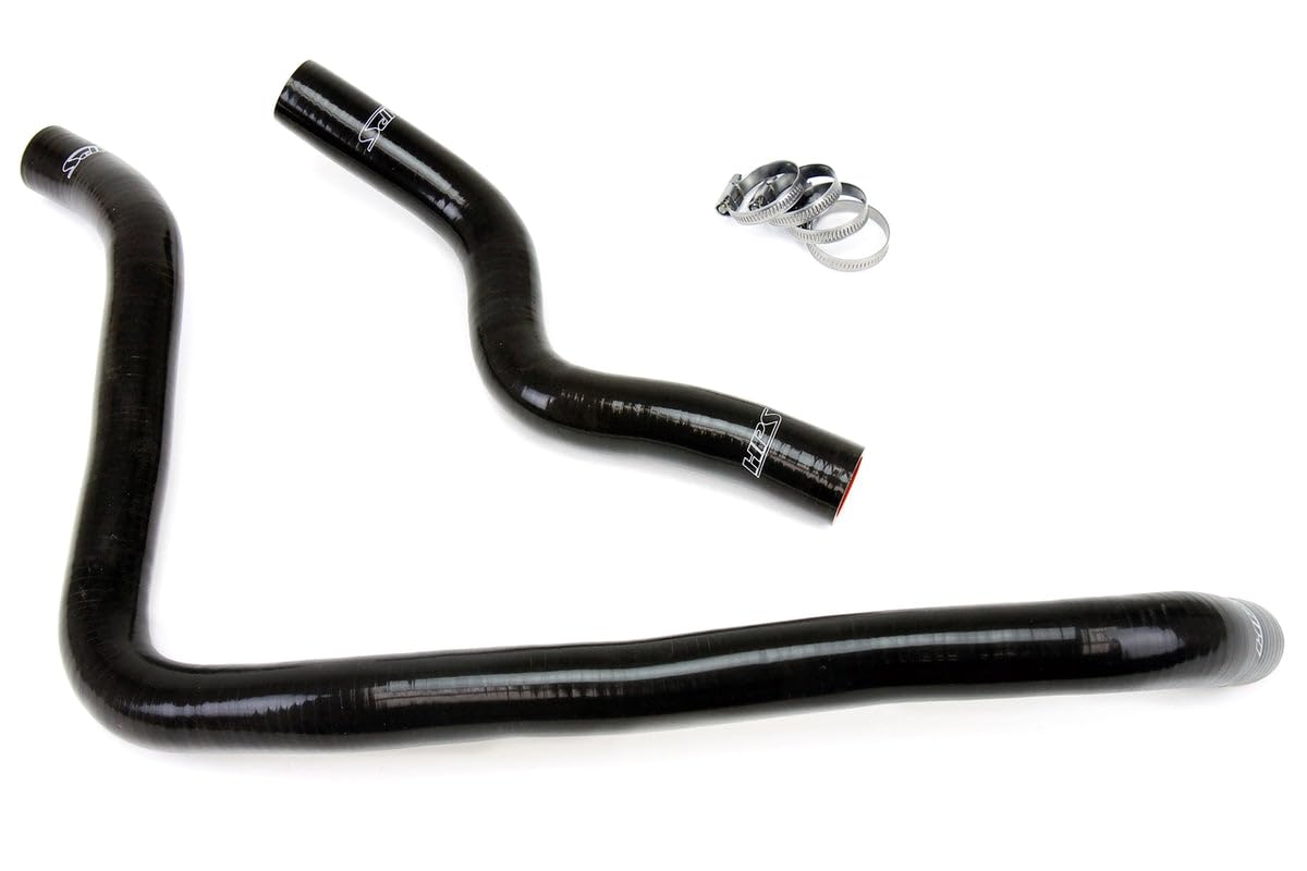 Black HPS 57-1399-BLK Silicone Radiator Coolant Hose Kit