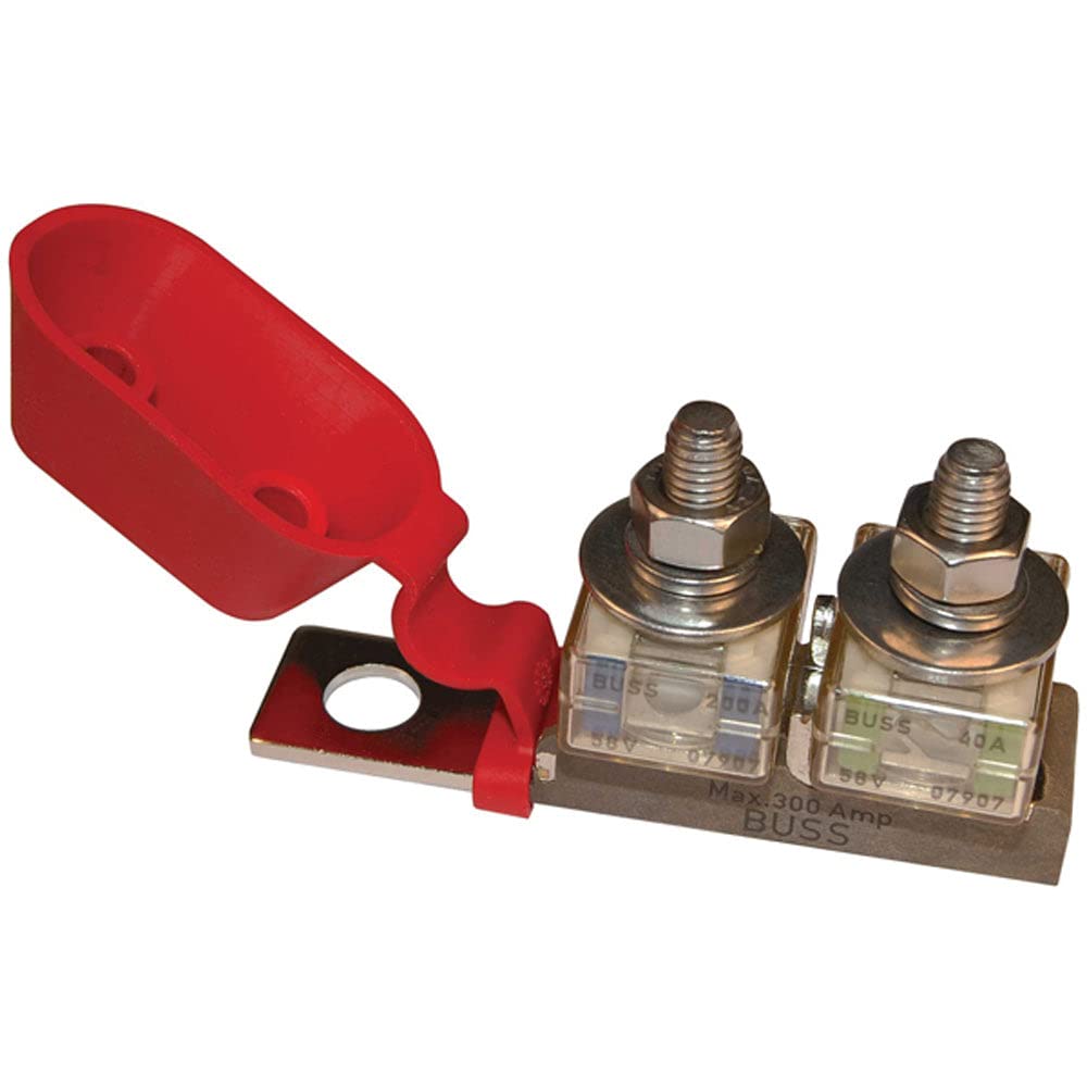 Blue Sea 2151 Blue Sea Systems Terminal Fuse Block - 3/8" Mounting Hole - 2 Terminal Studs
