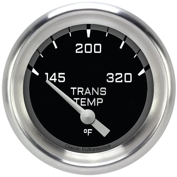 AX227GAPF Classic Instruments AutoCross Gray 2-5/8" Transmission Temperature Gauge