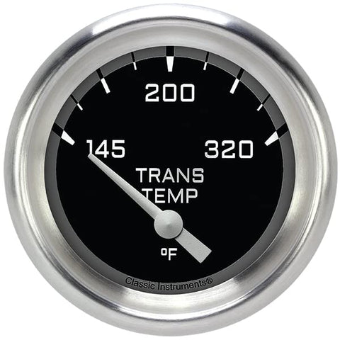 AX227GAPF Classic Instruments AutoCross Gray 2-5/8" Transmission Temperature Gauge
