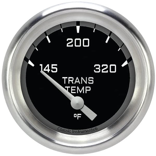 AX227GAPF Classic Instruments AutoCross Gray 2-5/8" Transmission Temperature Gauge