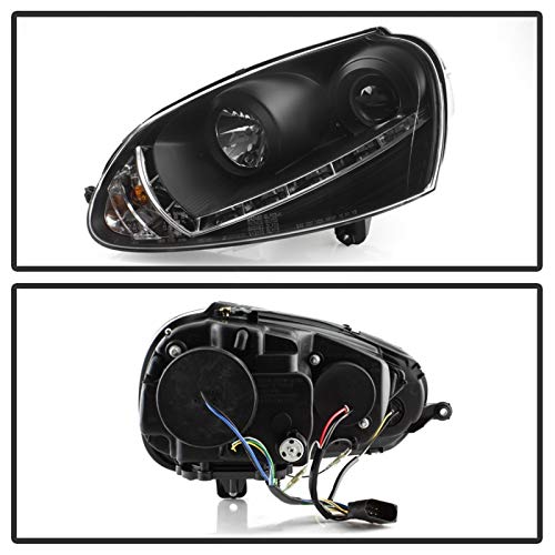 Projector Style Spyder Auto Headlights Black/Clear 5017529