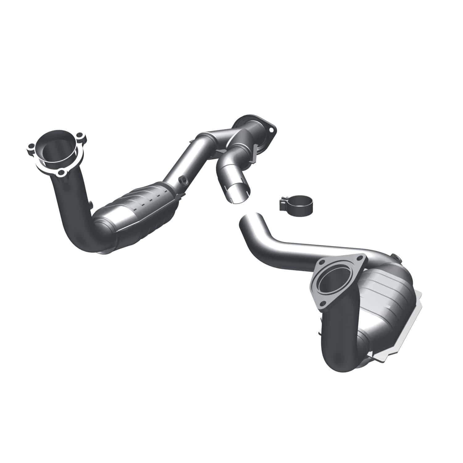 Large MagnaFlow Stainless Steel Direct Fit Catalytic Converter 93380