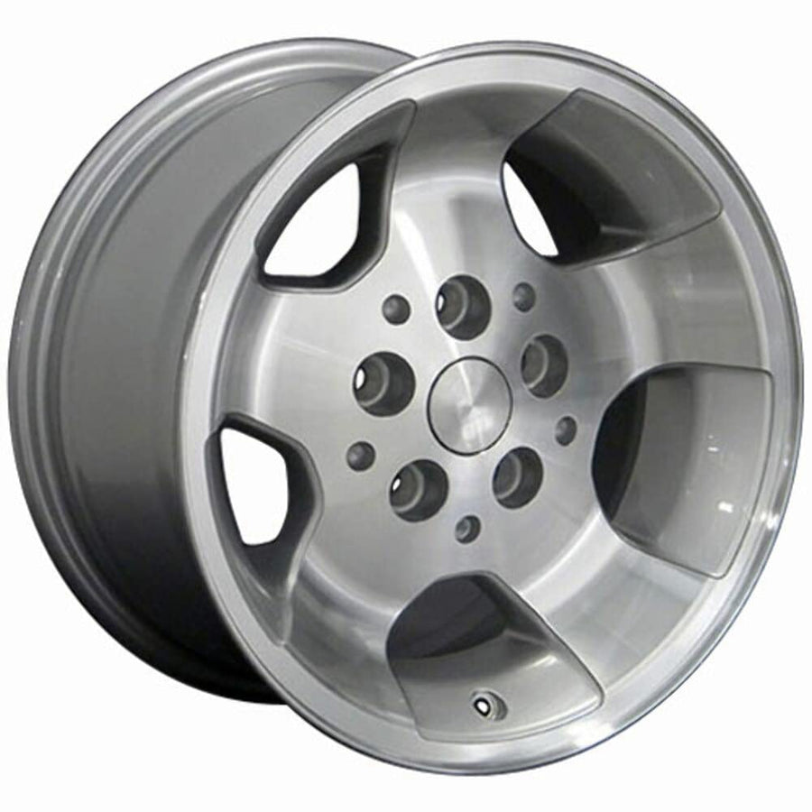 JP08-15080-5450-25MS Silver Machined Wheel OE Wheels LLC Painted (15 x 8. inches /5 x 114 mm, 25 mm Offset)
