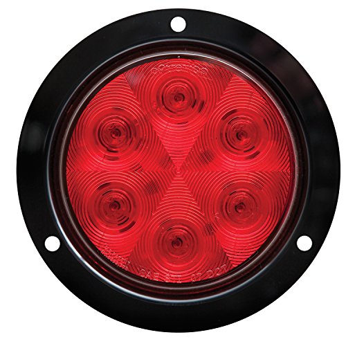 Optronics FLEET Count STL13RFS 4" Round Sealed LED STOP/Turn/Tail/Light, Red