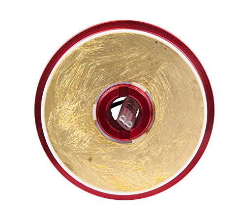 NRG Innovations Short Hub Racing Style Steering Wheel, Lockable Aluminum Steering Shaft, 6x70mm Bolt Pattern Quick Release Adapter Unit, Compatible With 94-02 Honda Accord, Red, NRG-SRK-130H-RD