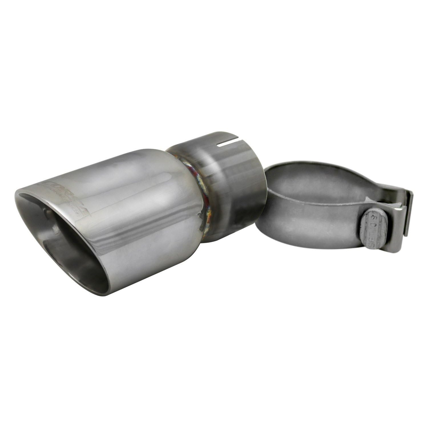 Performance CORSA TK002 Exhaust Tip Kit (Single Universal 2.5in Inlet / 3.5in Outlet Polished PVD Pro-Series)