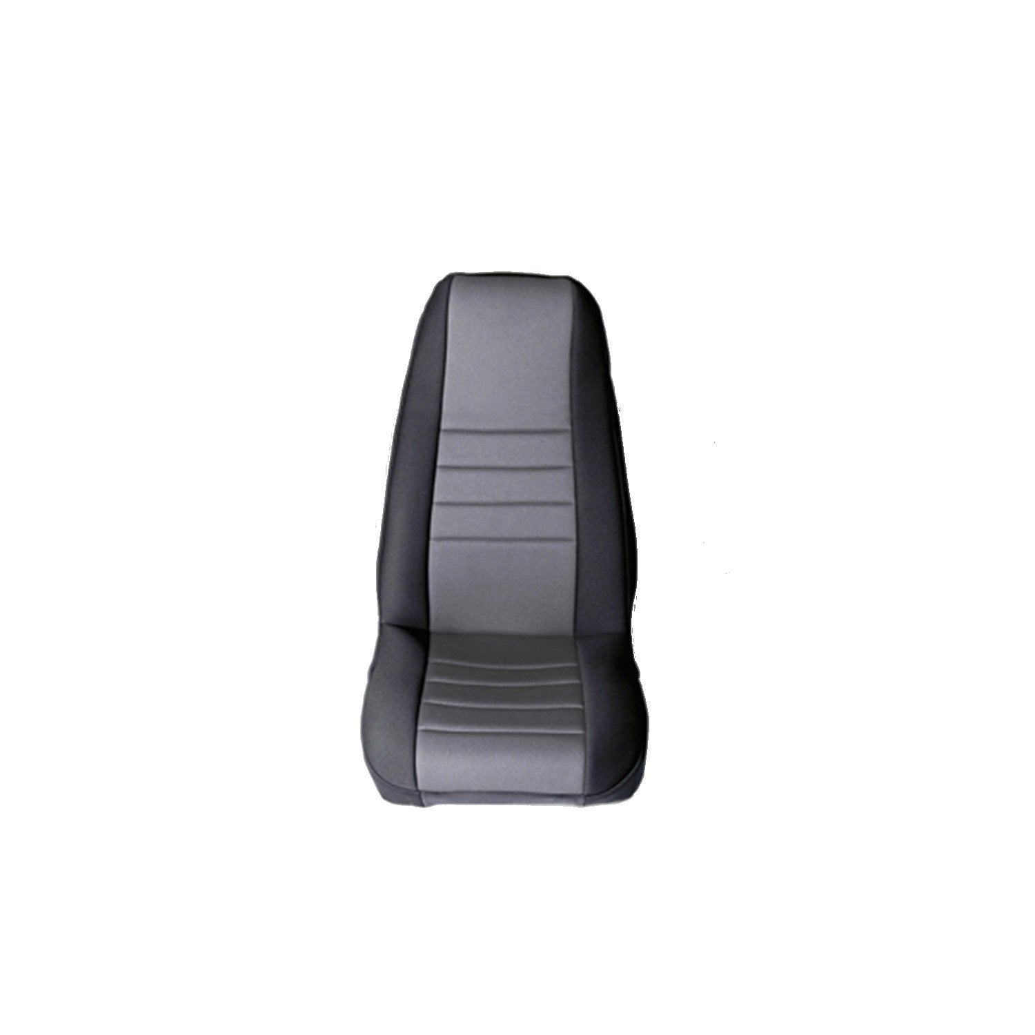 Rugged Ridge Seat Cover Kit 13212.09, Front, Neoprene, Gray; 76-90 Jeep CJ/Wrangler YJ