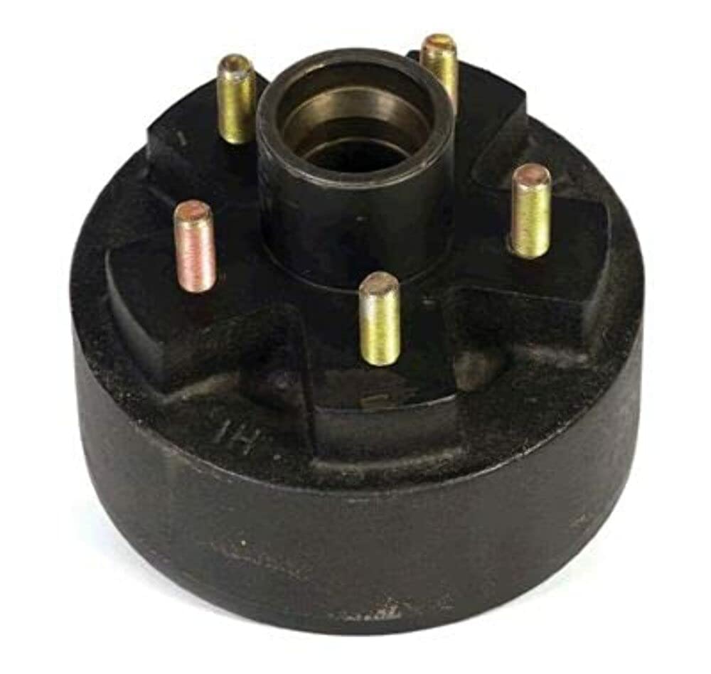Trailer Brake Hub Assembly Husky Towing 30796 with Drum - 2300-4000 lb Capacity 5 x 4.5 Bolt Pattern 1/2 Inch Stud Fits 10 Inch x 2-1/4 Inch Drum, Single