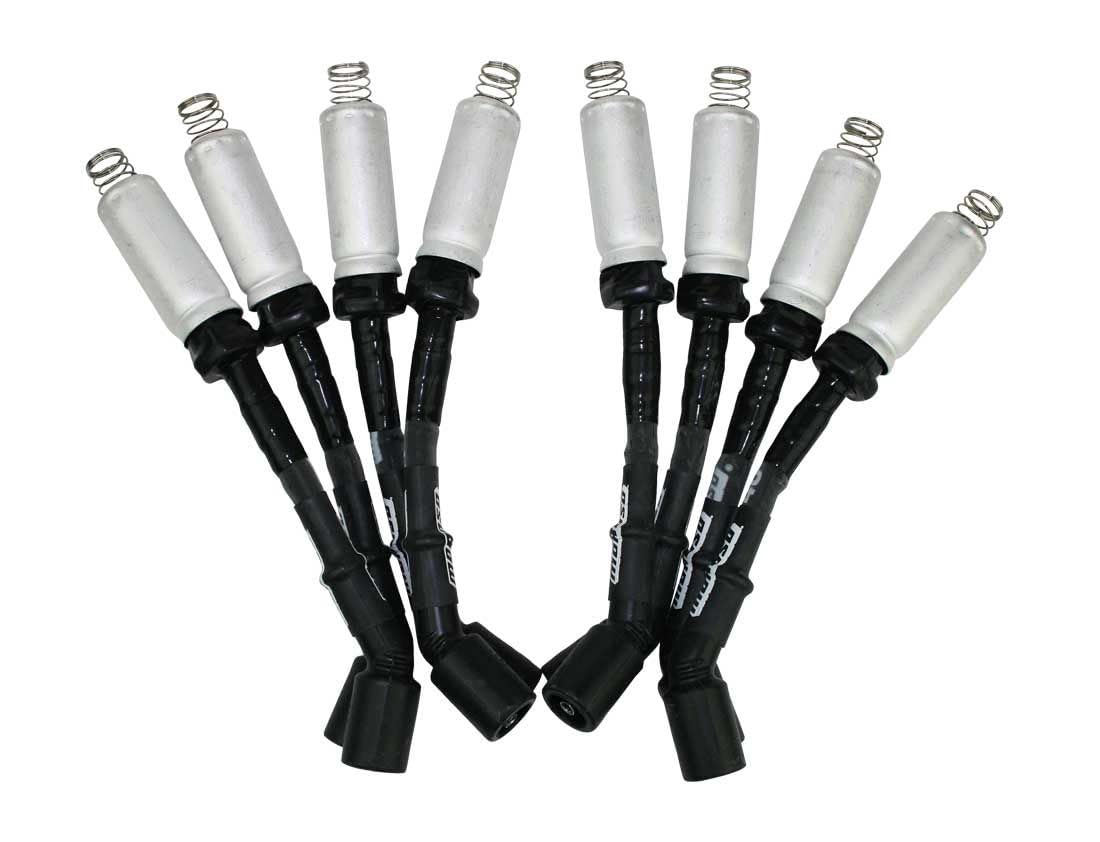 Moroso Ultra 40 Black Sleeved Spark Plug Wires 73823, Fits GM LS Engines 4.8/5.3/5.7/6.0/6.2/7.0 8" Length