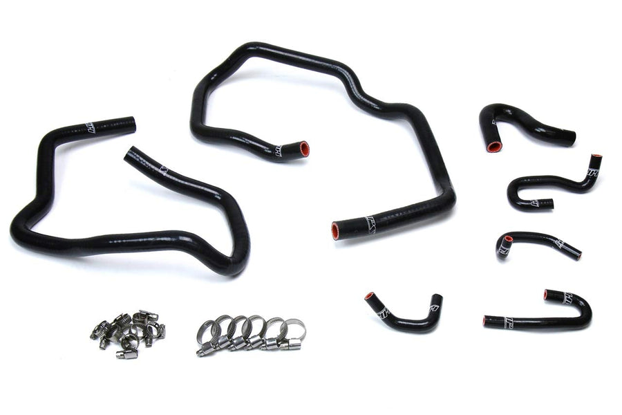 Black HPS 57-1547-BLK Silicone Heater Hose Kit Coolant