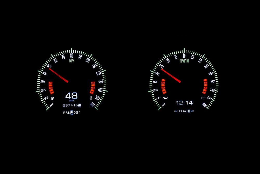 Dakota Digital Retrotech Gauge RTX-68C-CAM-X Instrument System Compatible with 1967-68 Chevy Camaro/Firebird