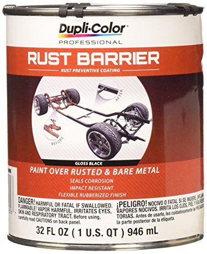 Rust Preventative Coating Dupli-Color ERBQ10100 - Gloss Black Paint – 32 Fl Oz Paint Can