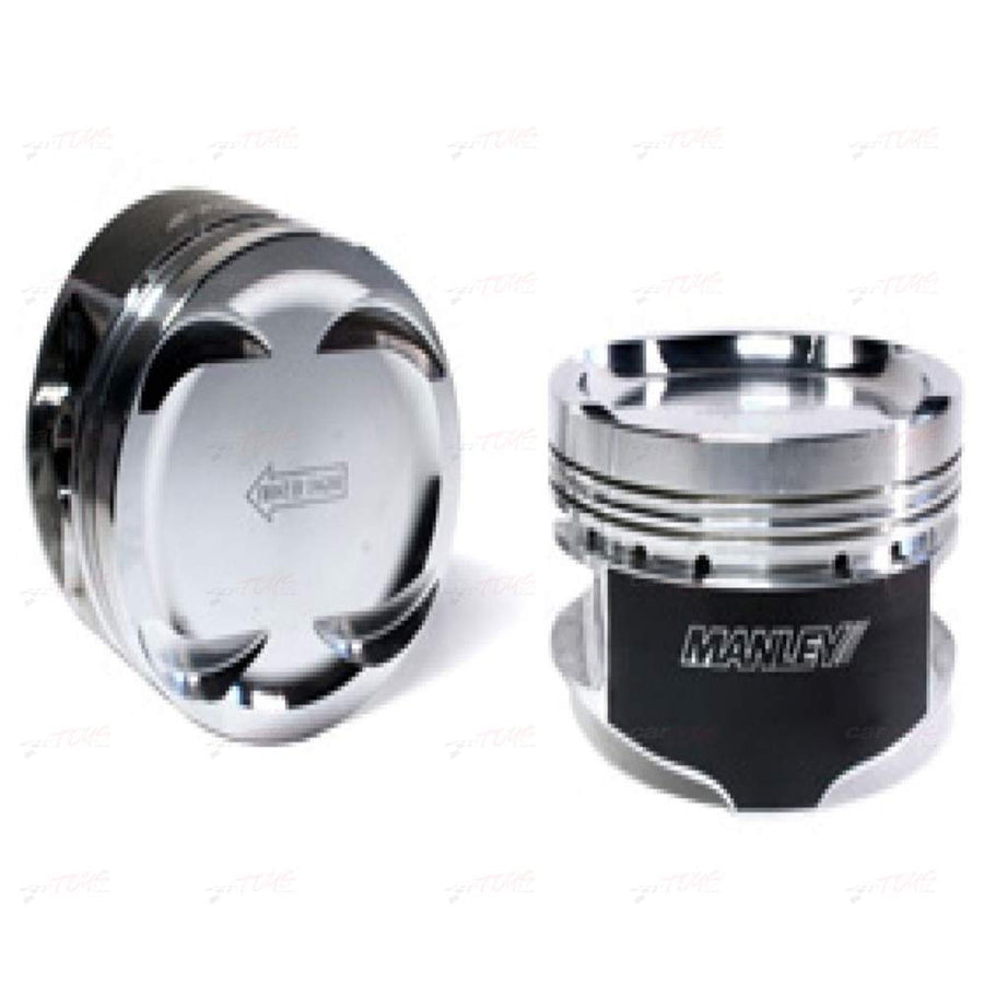 Manley 87mm -8cc 10/10.5 CR Stroker Dish Single Piston w/Rings 03-06 Mitsubishi Evo VIII/IX (ED)