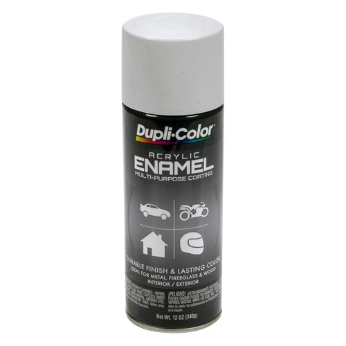 Multi-Purpose Dupli-Color Acrylic Enamel Spray Paint - Gloss White OSHA White - 12 oz. Aerosol Can