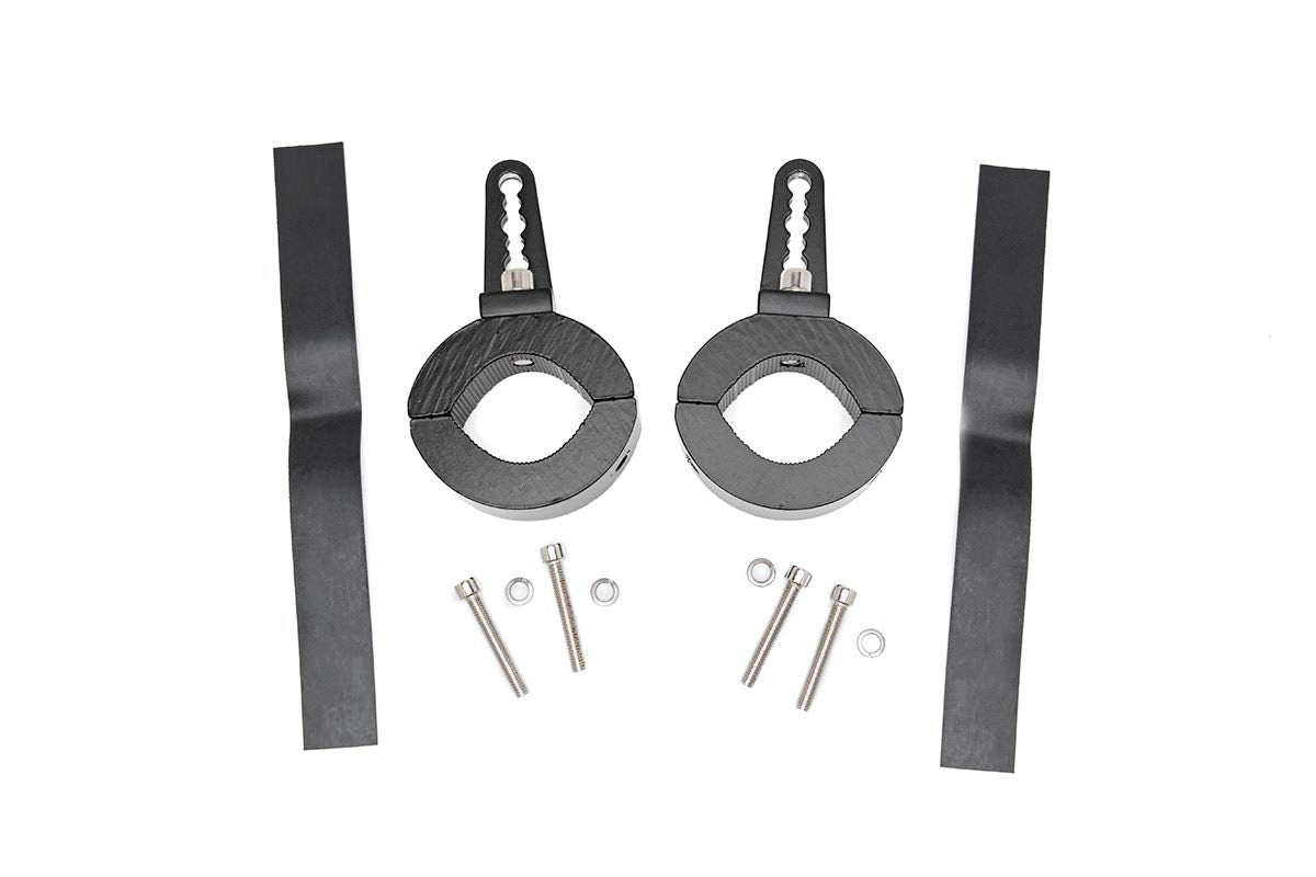 Adjustable Rough Country LED Light Clamps for 1.65-2" Roll Bars - 70171