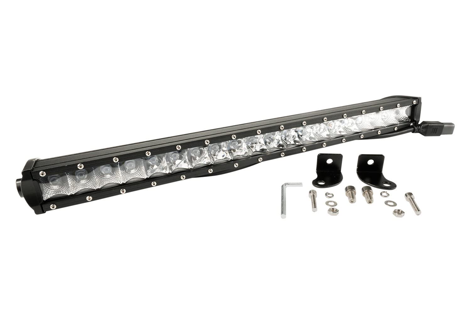 20" Single Row Led Light Bar, Southern Truck 100W Cree (Dt Harness 79900, 79904)