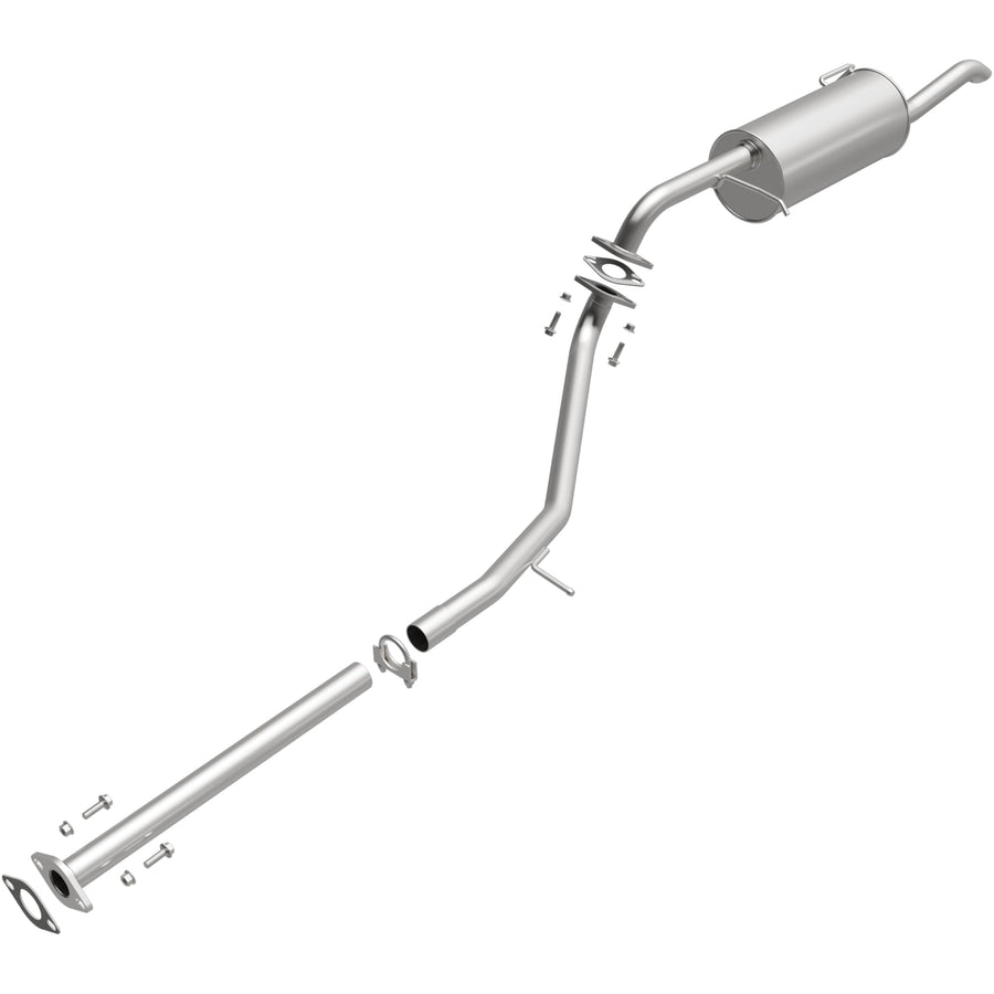 Replacement BRExhaust Exhaust System Kit 106-0741: Compatible with 2006-2010 Hyundai Accent, 2006-2011 Kia Rio 1.6L