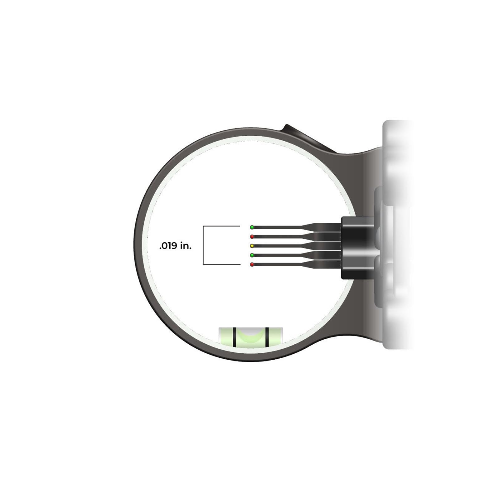 TRUGLO Ultra-Lightweight Storm Compact Bow Sight, 5-Pin, Black (TG3015B)