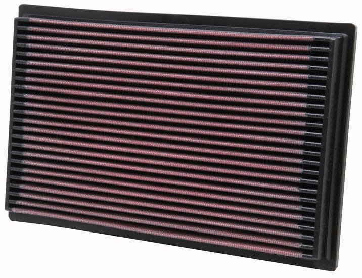 K&N Air Filter Engine: Reusable, Clean Every 75,000 Miles, Washable, Replacement Car Filter: Compatible 1988-2015 NISSAN/OPEL/SAAB/VAUXHALL (Navara, Pathfinder, Calibra, Vectra, Cavalier), 33-2080