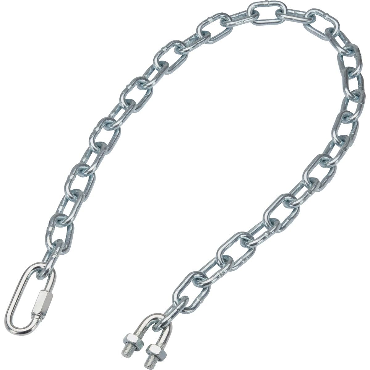 36 in. TOWSMART Towing Safety Chain with U-Bolt and Quick Link - 5,000 lb. Capacity