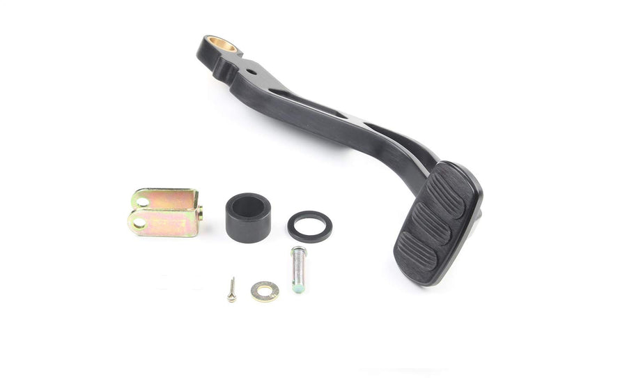 Midnight Series Lokar XBCA-9511 Black Finish Billet Brake Pedal Arm with Power Brake Pad