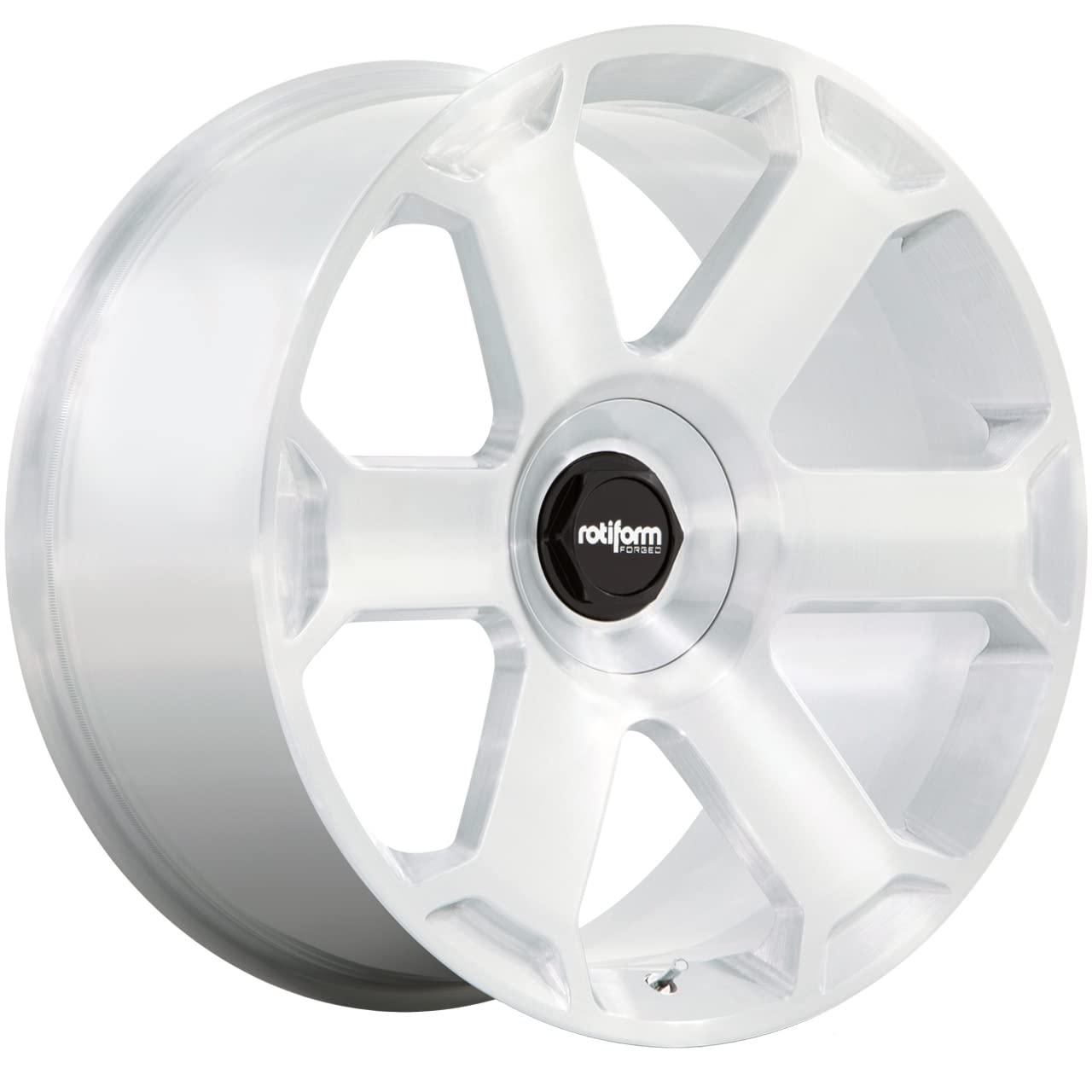 R906 Rotiform 22X10.5 5X112 SLVBRSH 10MM - R906220543+10