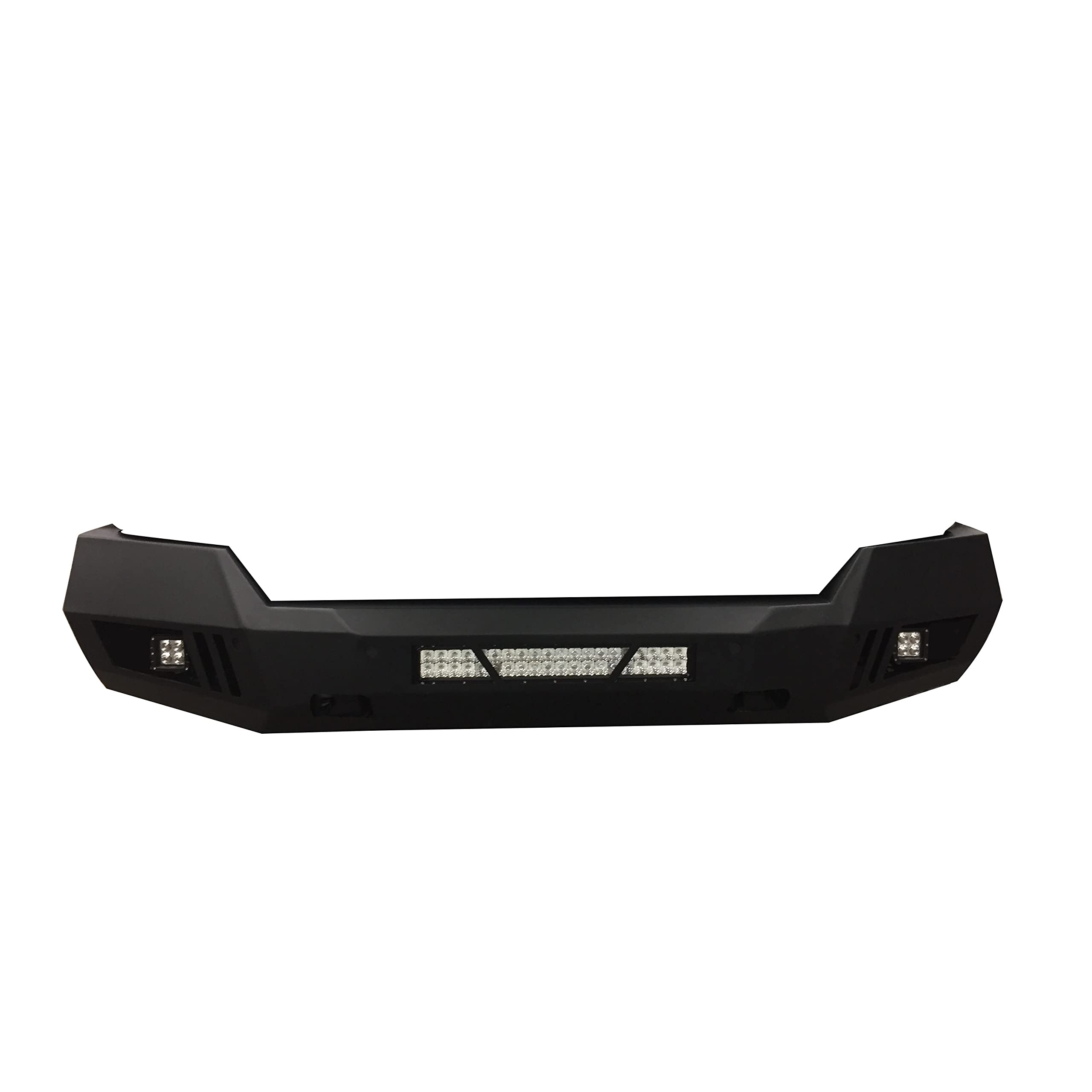 Heavy Duty Black Horse Armour Front Bumper Matte Black Includes 1 20in LED Light Bar, 2 Sets of 4in Cube Lights Compatible with 2009-2010 Dodge Ram 1500|2011-2012 Ram 1500-AFB-RA09-KIT