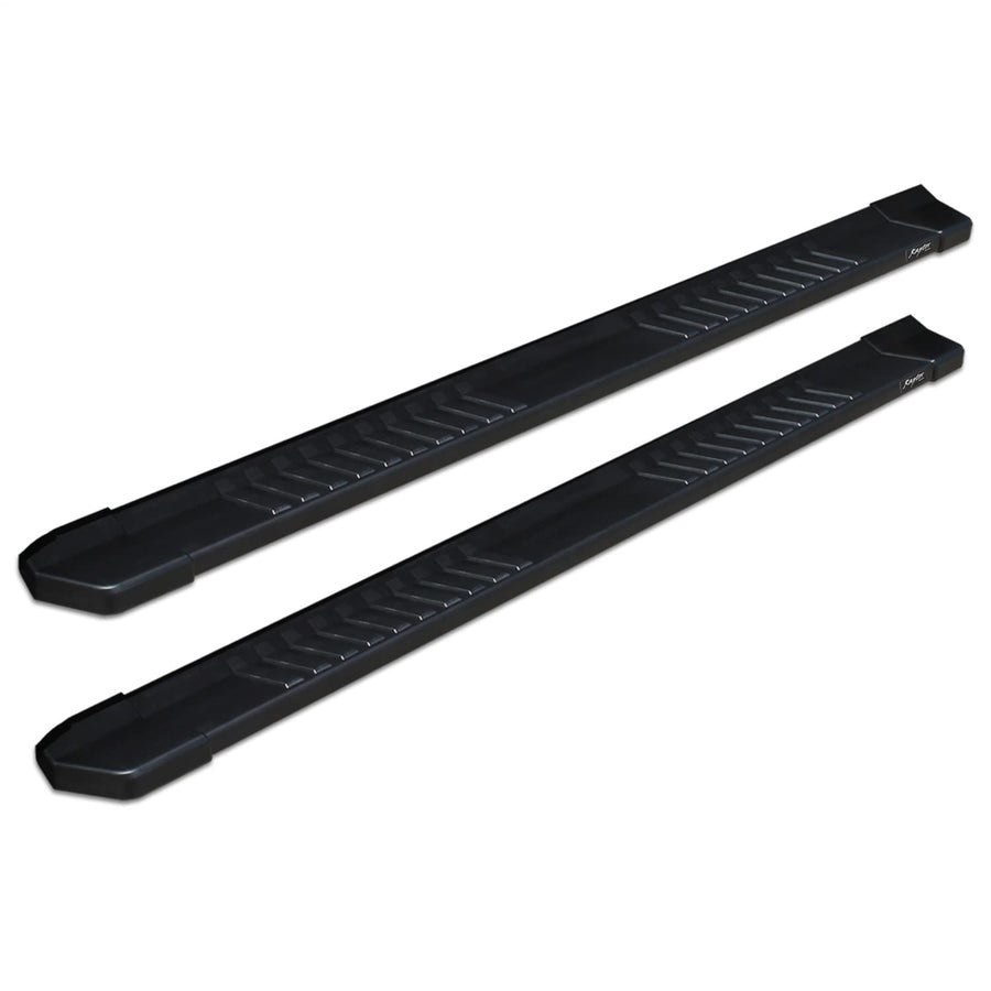 6 in Raptor Series OEM Style Slide Track Component - Boards Black Textured Aluminum - 68 in Black Textured Aluminum 6 in OEM Style Running Boards Only