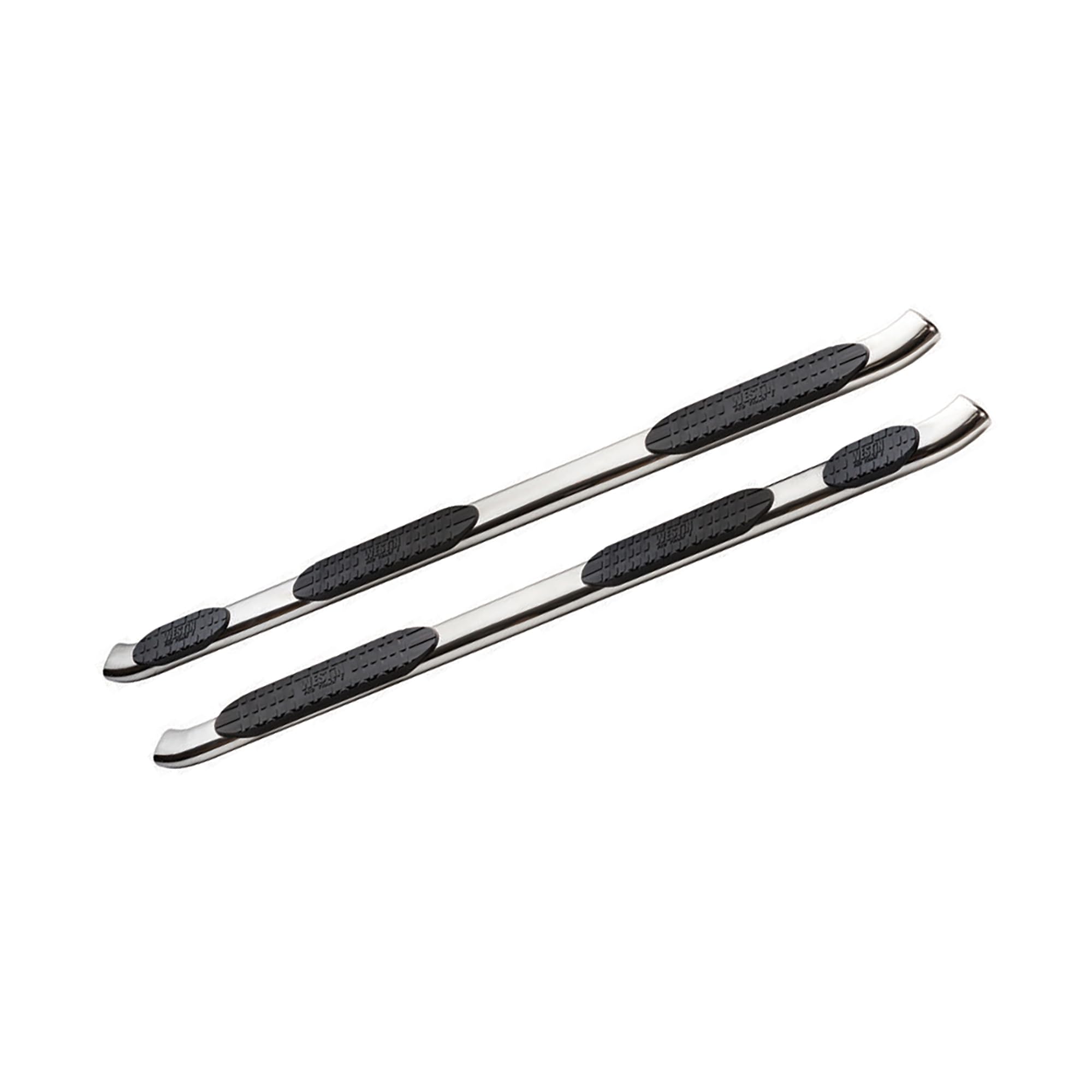 Westin PRO TRAXX 5 Oval Wheel to Wheel Nerf Bars fits 2015-2020 F150 SuperCab 6'5" Bed Stainless Steel Pair