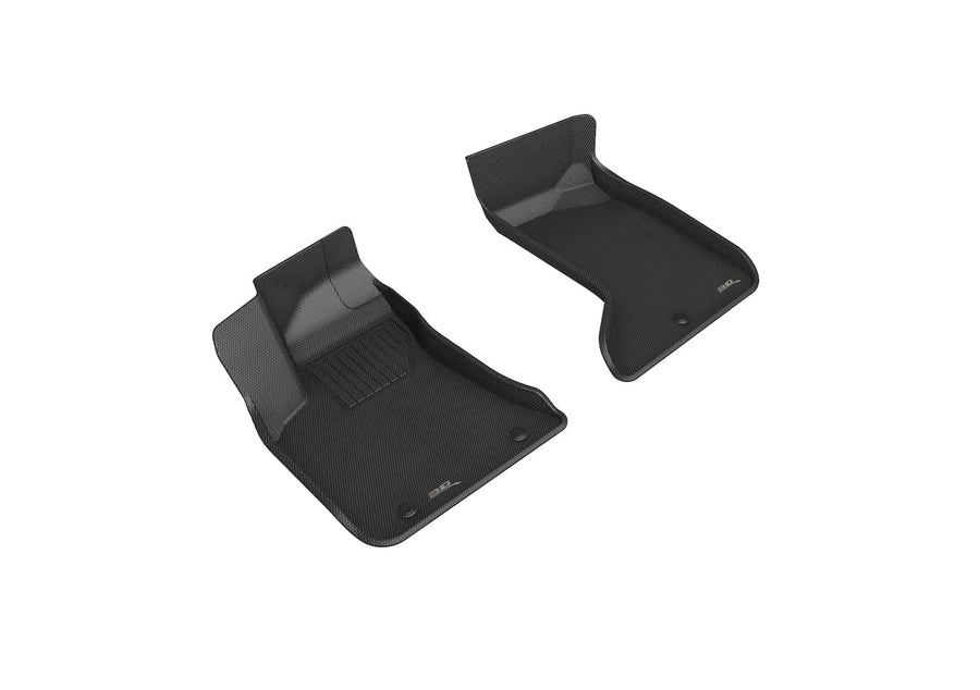 Kagu 3D MAXpider Custom Fit Floor Mat (Black) Compatible with Dodge/Chrysler Charger AWD/300 AWD 2011-2023 - Front Row