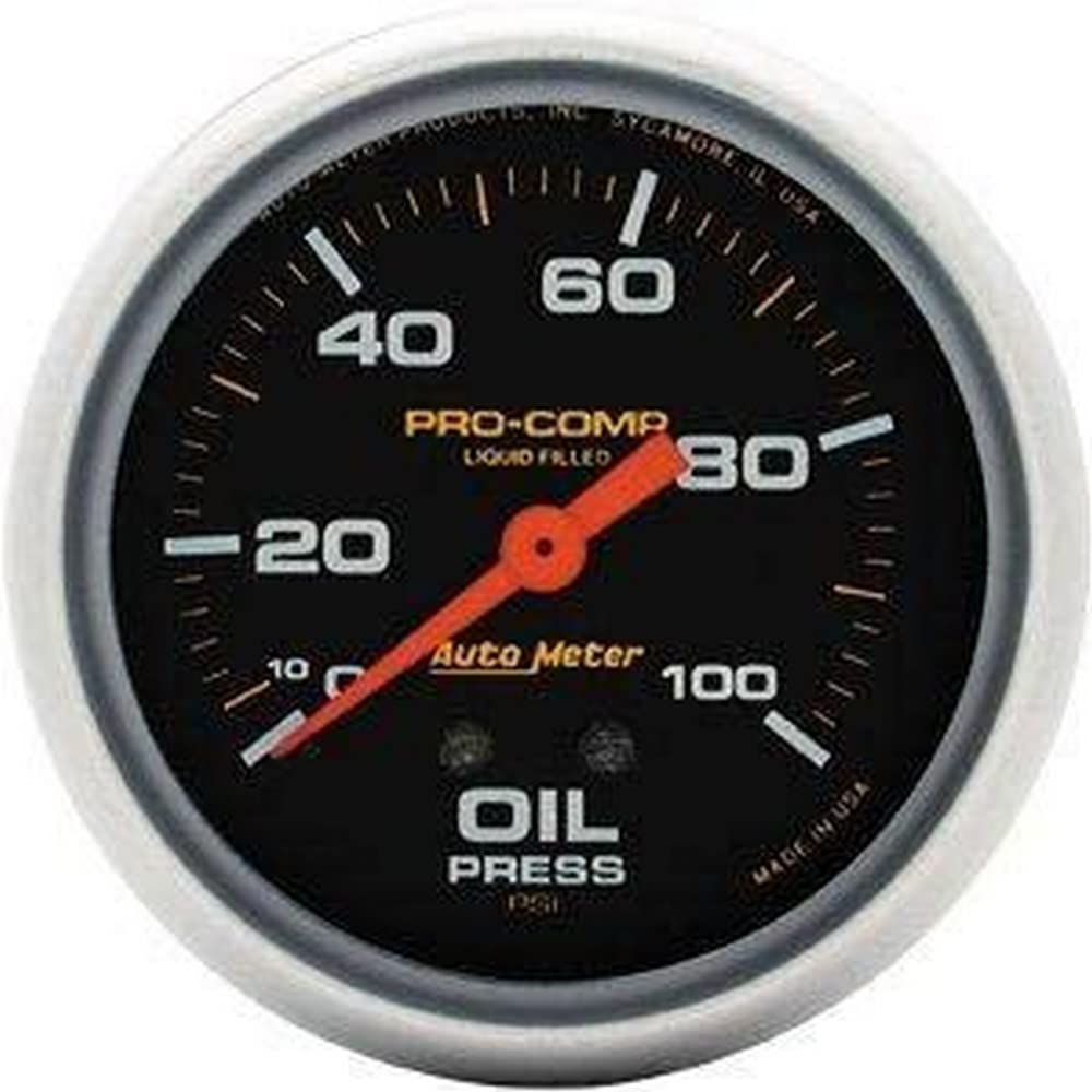 Liquid-filled Auto Meter 5421 Oil Pressure Gauge