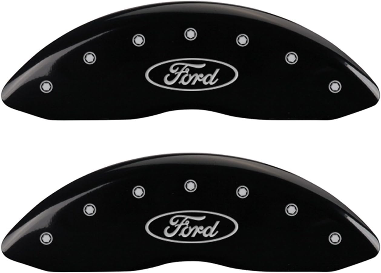Black MGP Caliper Covers 10229SFRDBK Caliper Cover