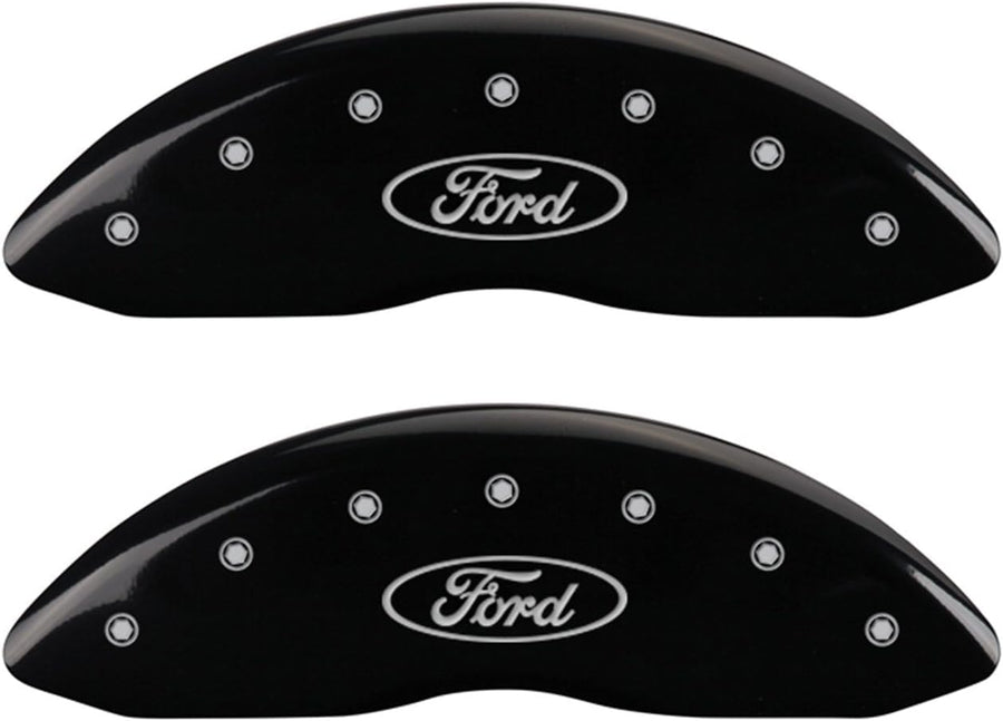 Black MGP Caliper Covers 10229SFRDBK Caliper Cover