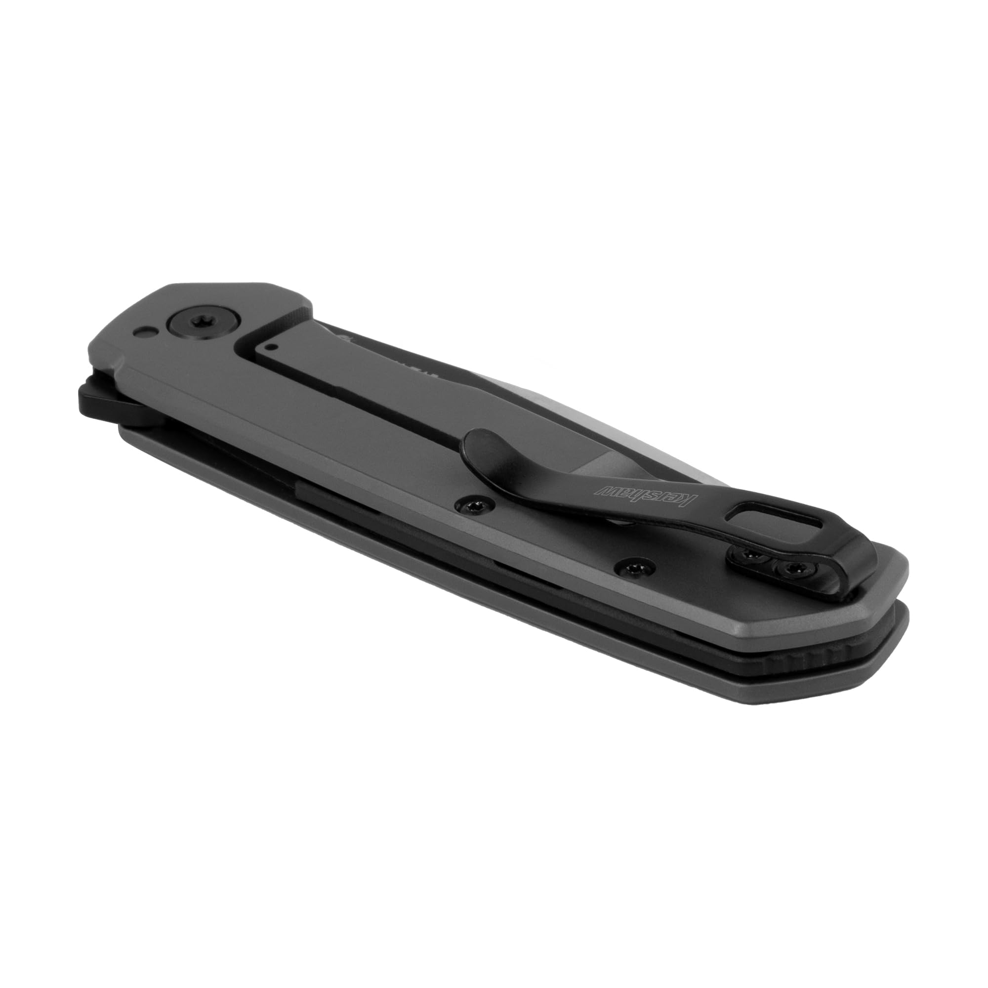 Kershaw Folding Thermal Pocket Knife, 2.95 in Gray PVD Finish Blade, Assisted Opening, Pocketclip, Every Day Carry